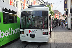 GTN 269 an der provisorischen Haltestelle "Dominikanerplatz" 21.05.2016 – André Werske