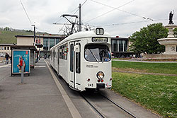 GTW-D8 243 am Hauptbahnhof. 15.04.2017 – André Werske
