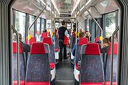 Artic Tram Fahrgastbereich. © 16.10.2014 André Werske.