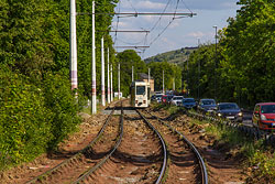 Gleisbauarbeiten in der Mergentheimer Straße zwischen Dallenbergbad und Steinbachtal 21.05.2015 – André Werske