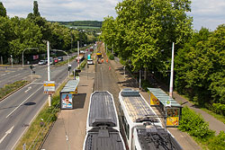 Sanierung der Gleisanlage zwischen Dallenbergbad und Steinbachtal. 23.05.2015 – André Werske