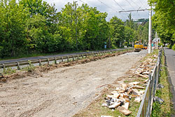 Sanierung der Gleisanlage zwischen Dallenbergbad und Steinbachtal. 23.05.2015 – André Werske