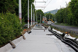 Gleissanierung in der Mergentheimer Straße. 24.05.2015 – André Werske