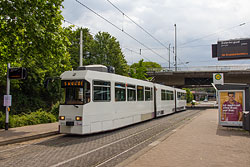 GTE wendet rückwärtsfahrend am Dallenbergbad. 29.05.2015 – André Werske