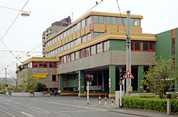 Straßenbahn-Betriebshof in der Sanderau