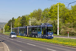 GT-E 211 an der Haltestelle Berner Straße. 18.04.2018 – André Werske