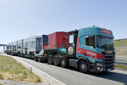 GT-F auf Tieflader, Autobahn-Raststätte Würzburg Nord. 27.05.2026 – André Werske