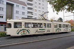 GT-H 272 ist auf Werkfahrt unterwegs von der Sanderau in die Stadtmitte. 02.11.2005 – André Werske