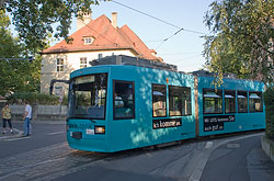 GT-N 258 biegt in die Klosterstraße ein. 04.09.2005 – André Werske