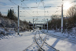 GTN 264 am Prager Ring Richtung Rottenbauer. 28.12.2014 – André Werske