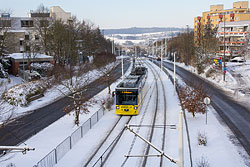 GTN 264 zwischen "Berner Straße" und "Straßburger Ring". 28.12.2014 – André Werske
