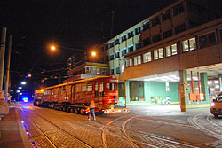 Abtransport GTW-D8, Betriebshof Sanderau. © Matthias Eberlein