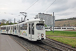 Vermehrter Einsatz der verbliebenen sechs GT8 von Düwag wegen technischen Überprüfungen der GTN-Züge.