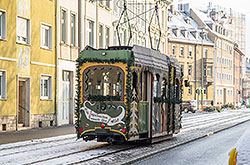 Nikolauswagen von Hinten in der Virchowstraße. 08.12.2012 – André Werske