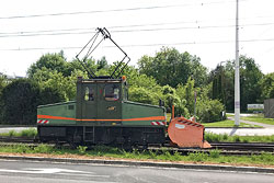 E-Lok 299 auf Talfahrt zwischen Heuchelhof und Heidingsfeld 23.05.2019 – Lukas Ruppert
