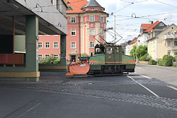 E-Lok 299 bei der Einfahrt ins Sanderauer Depot. 24.05.2019 – Lukas Ruppert