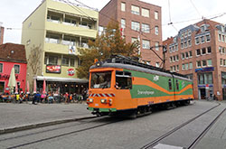 Schienenpflegewagen am Barbarossaplatz 20.10.2021 – Ron Hempel