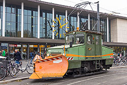 Ellok 299 vor dem Würzburger Hauptbahnhof. 29.10.2015 – André Werske